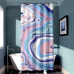 Vector Vivid Marble Pattern 11 Shower Curtain 36  X 72  (stall)  by goljakoff