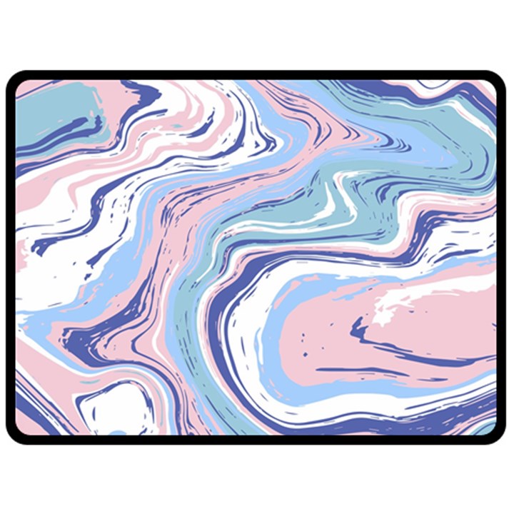 Vector Vivid Marble Pattern 11 Double Sided Fleece Blanket (Large) 