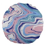 Vector Vivid Marble Pattern 11 Large 18  Premium Flano Round Cushions Front