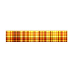 Red Lines On Yellow Flano Scarf (mini)