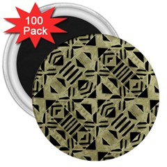 Linear Geometric Print Pattern Mosaic 2 3  Magnets (100 Pack) by dflcprintsclothing