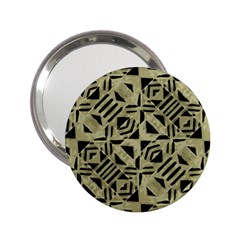 Linear Geometric Print Pattern Mosaic 2 2 25  Handbag Mirrors by dflcprintsclothing