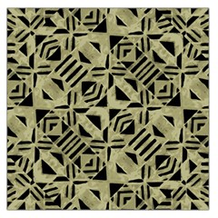 Linear Geometric Print Pattern Mosaic 2 Large Satin Scarf (square) by dflcprintsclothing