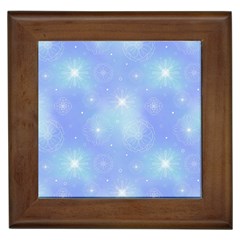 Heavenly Flowers Framed Tile by SychEva