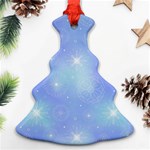 Heavenly Flowers Christmas Tree Ornament (Two Sides) Front