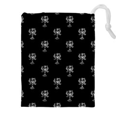 Ancient Greek Artwork Motif Pattern Drawstring Pouch (4xl) by dflcprintsclothing