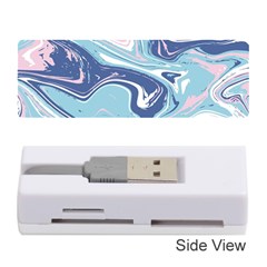 Blue Vivid Marble Pattern Memory Card Reader (stick) by goljakoff