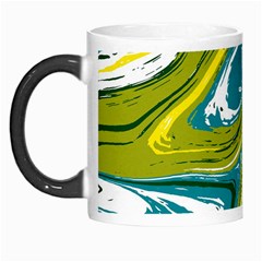 Green Vivid Marble Pattern Morph Mugs by goljakoff