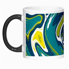 Green Vivid Marble Pattern 14 Morph Mugs by goljakoff