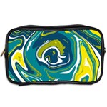 Green Vivid Marble Pattern 14 Toiletries Bag (Two Sides) Back