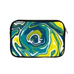 Green Vivid Marble Pattern 14 Apple MacBook Pro 15  Zipper Case Front