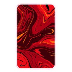 Red Vivid Marble Pattern 15 Memory Card Reader (rectangular) by goljakoff