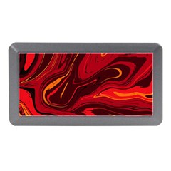 Red Vivid Marble Pattern 15 Memory Card Reader (mini) by goljakoff