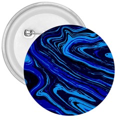 Blue Vivid Marble Pattern 16 3  Buttons by goljakoff