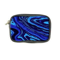 Blue Vivid Marble Pattern 16 Coin Purse by goljakoff