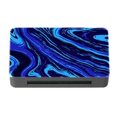 Blue Vivid Marble Pattern 16 Memory Card Reader With Cf by goljakoff