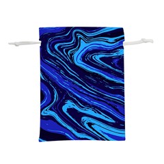 Blue Vivid Marble Pattern 16 Lightweight Drawstring Pouch (s) by goljakoff