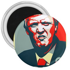 Trump Nope 3  Magnets by goljakoff