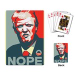 Trump NOPE Playing Cards Single Design (Rectangle) Back