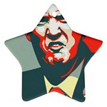 Trump NOPE Star Ornament (Two Sides) Front