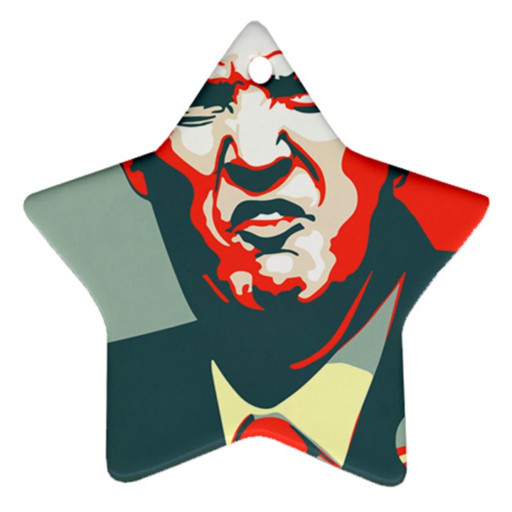 Trump NOPE Star Ornament (Two Sides)