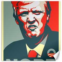 Trump Nope Canvas 16  X 16  by goljakoff