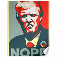 Trump Nope Canvas 36  X 48  by goljakoff