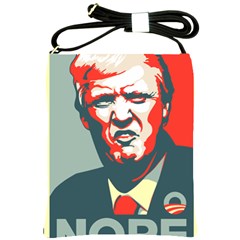 Trump Nope Shoulder Sling Bag by goljakoff