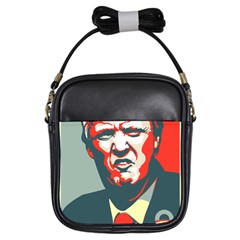 Trump Nope Girls Sling Bag by goljakoff