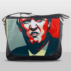 Trump Nope Messenger Bag by goljakoff