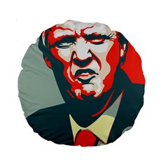 Trump Nope Standard 15  Premium Round Cushions by goljakoff