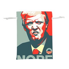 Trump Nope Lightweight Drawstring Pouch (m) by goljakoff