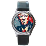 Trump2 Round Metal Watch Front