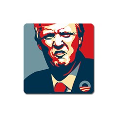 Trump2 Square Magnet by goljakoff