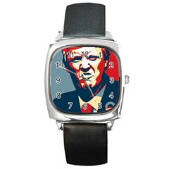 Trump2 Square Metal Watch by goljakoff