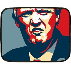 Trump2 Fleece Blanket (mini) by goljakoff