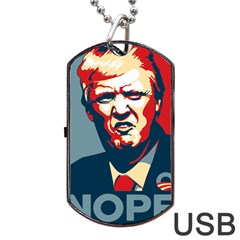 Trump2 Dog Tag Usb Flash (two Sides) by goljakoff