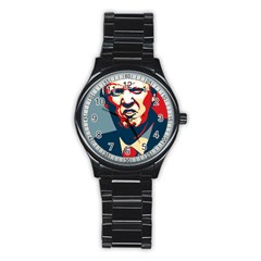 Trump2 Stainless Steel Round Watch by goljakoff