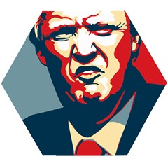 Trump2 Wooden Puzzle Hexagon by goljakoff