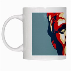 Trump Pop Art White Mugs by goljakoff