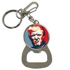 Trump Pop Art Bottle Opener Key Chain by goljakoff