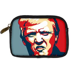 Trump Pop Art Digital Camera Leather Case by goljakoff