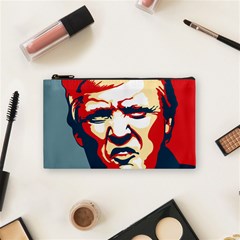 Trump Pop Art Cosmetic Bag (small) by goljakoff