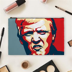 Trump Pop Art Cosmetic Bag (large) by goljakoff