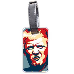 Trump Pop Art Luggage Tag (one Side) by goljakoff