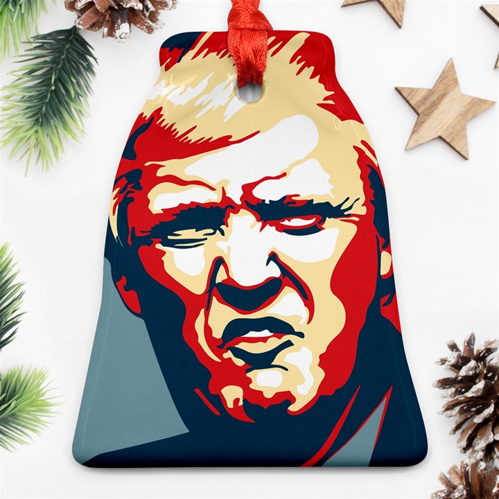 Trump pop art Ornament (Bell)