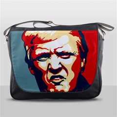 Trump Pop Art Messenger Bag by goljakoff