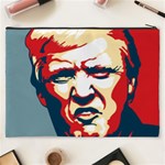 Trump pop art Cosmetic Bag (XXXL) Back