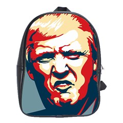 Trump Pop Art School Bag (xl) by goljakoff