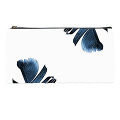 Blue Banana Leaves Pencil Case by goljakoff